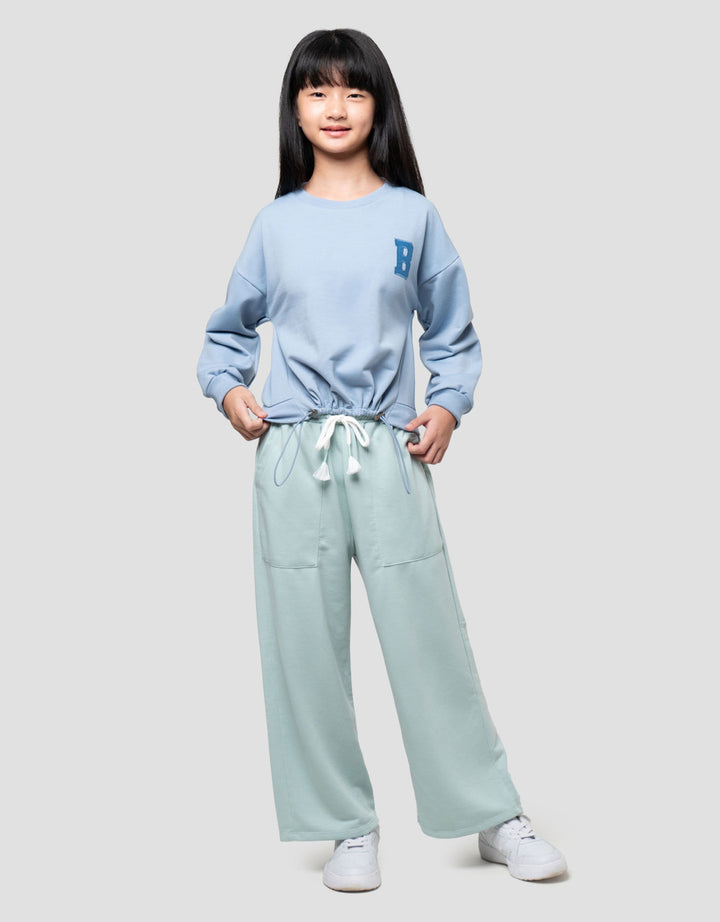 Nevada Chenile Back Print Brooklyn Sweater Anak Perempuan