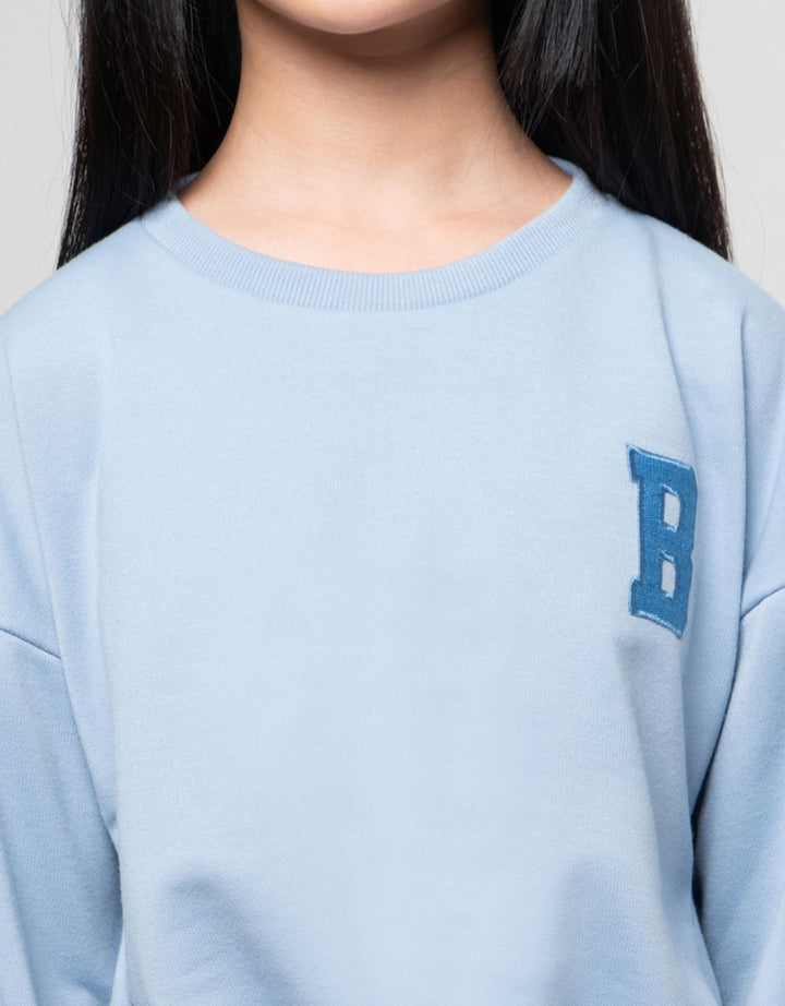 Nevada Chenile Back Print Brooklyn Sweater Anak Perempuan