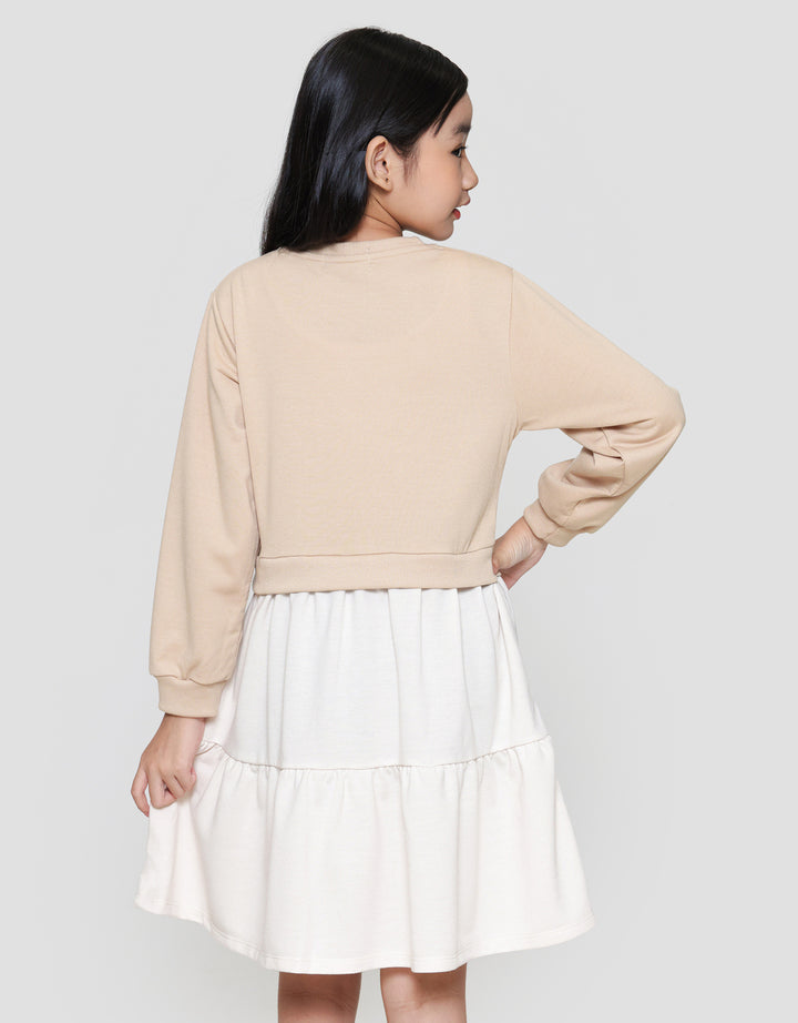 Nevada Knit Numbers Dress Anak Perempuan