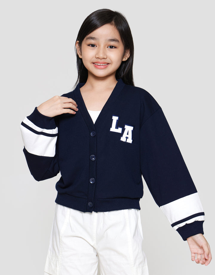 Nevada Bordir La Back Print Jaket Anak Perempuan
