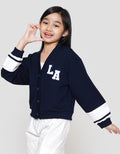 Nevada Bordir La Back Print Jaket Anak Perempuan
