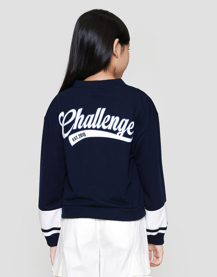 Nevada Bordir La Back Print Jaket Anak Perempuan