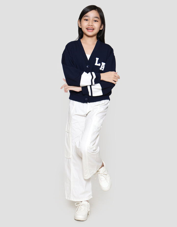 Nevada Bordir La Back Print Jaket Anak Perempuan