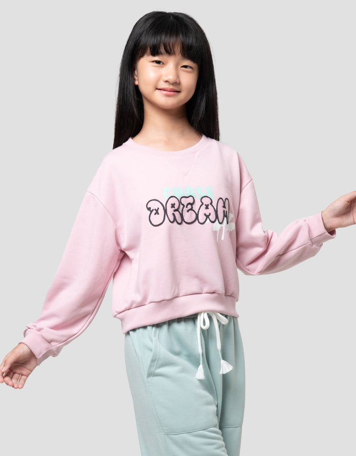 Nevada Bordir Chase Dream Sweater Anak Perempuan