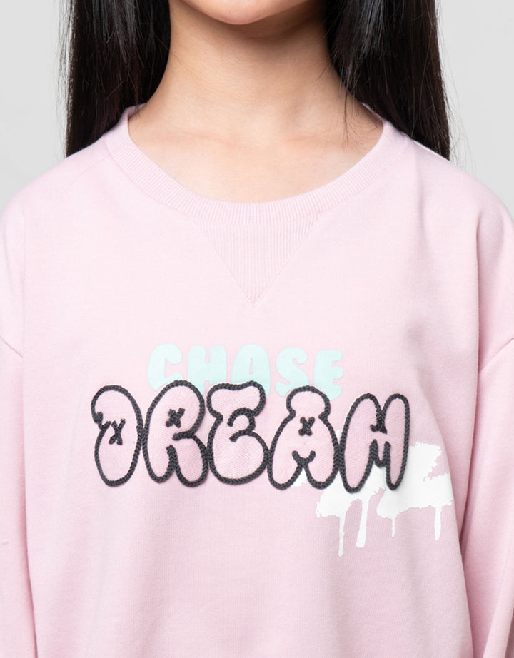 Nevada Bordir Chase Dream Sweater Anak Perempuan