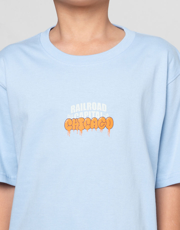 Nevada Sablon City Bubble Kaos Anak Laki-laki