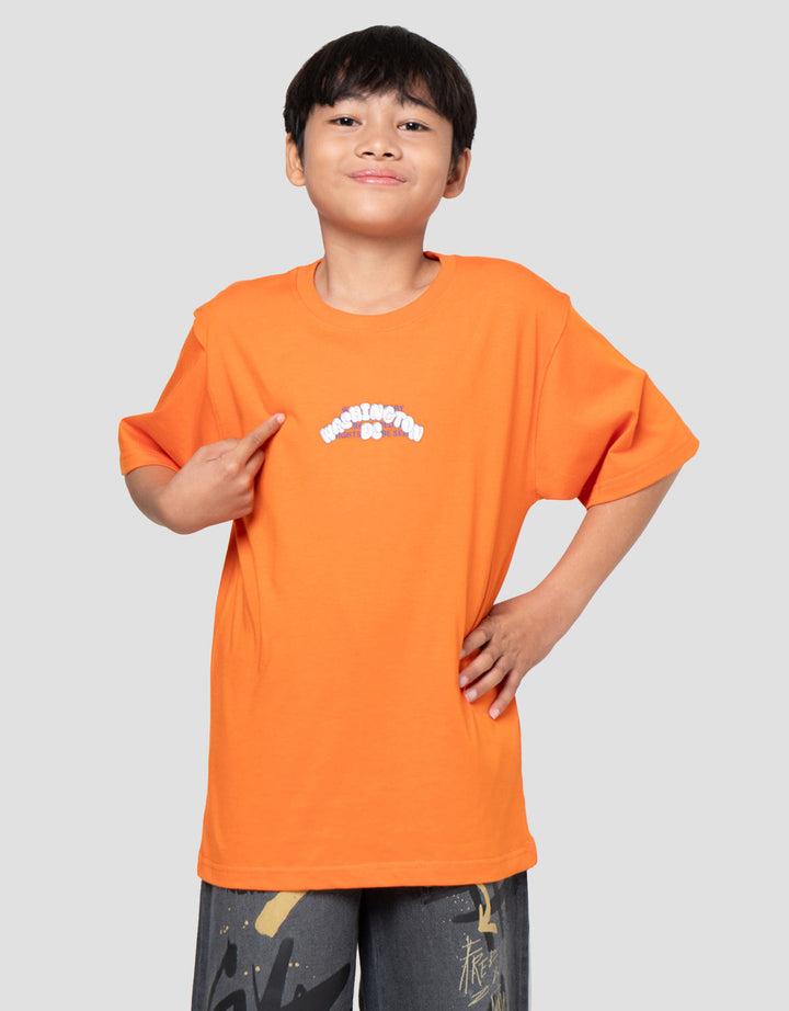 Nevada Sablon City Bubble Washington Kaos Anak Laki-laki