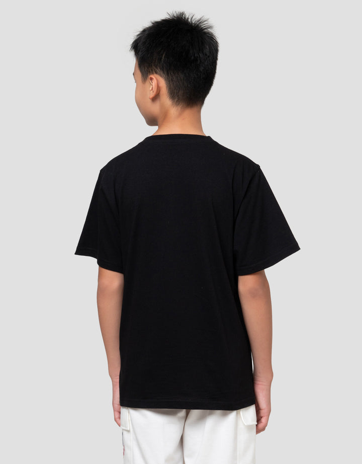 Nevada Bordir Wordsml Casual Kaos Anak Laki-laki