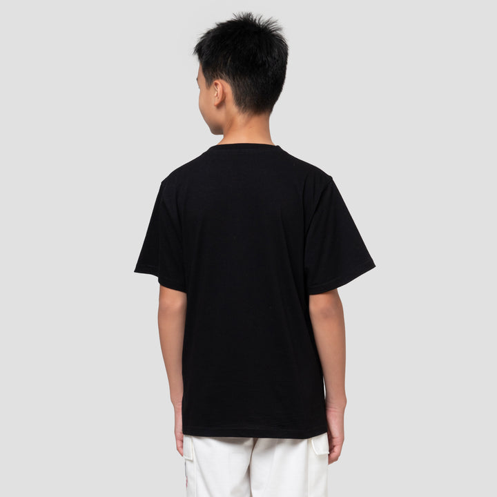 Nevada Bordir Wordsml Casual Kaos Anak Laki-laki