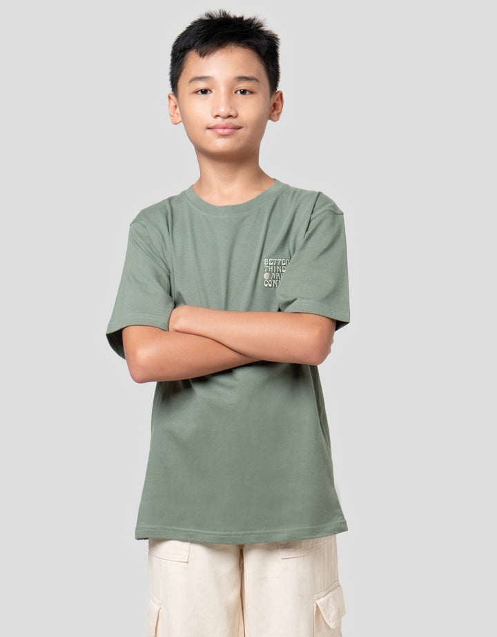 Nevada Bordir Wordsml Simply Kaos Anak Laki-laki