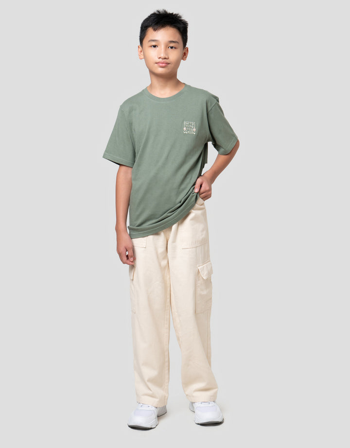 Nevada Bordir Wordsml Simply Kaos Anak Laki-laki