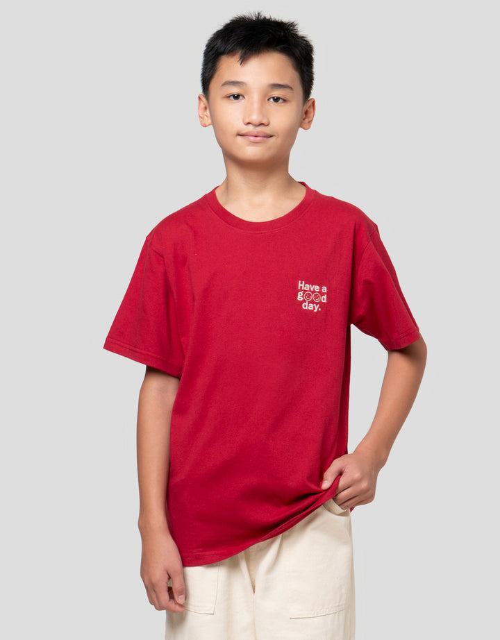 Nevada Bordir Wordsml Kaos Anak Laki-laki