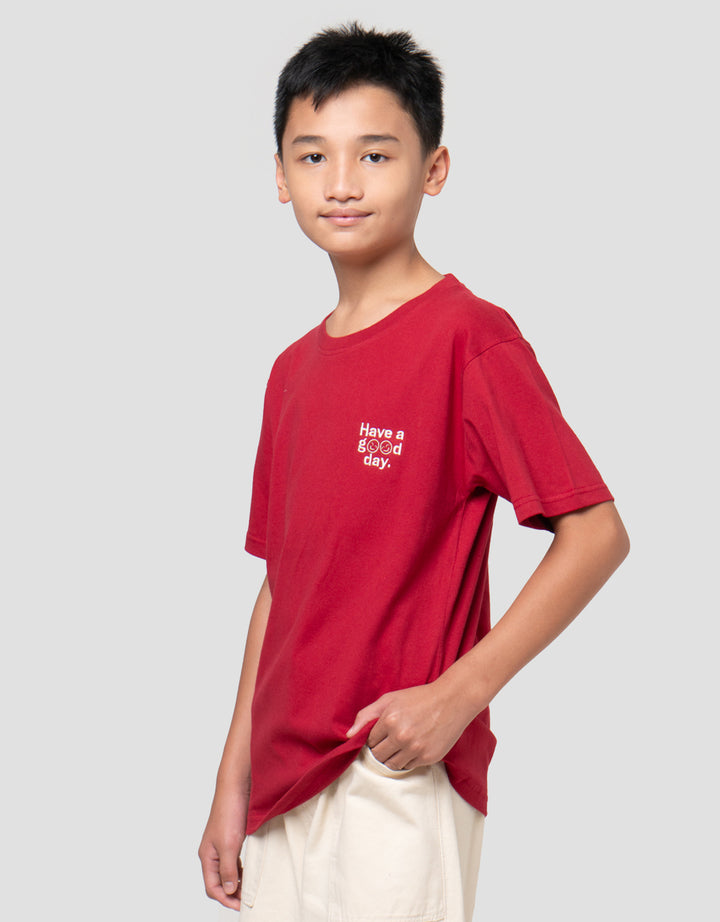 Nevada Bordir Wordsml Kaos Anak Laki-laki