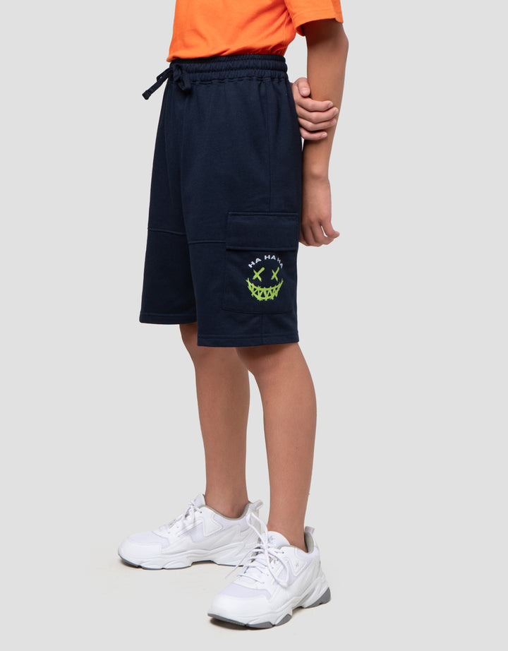 Nevada Knit Terry Kargo Clown Celana Pendek Anak Laki-laki