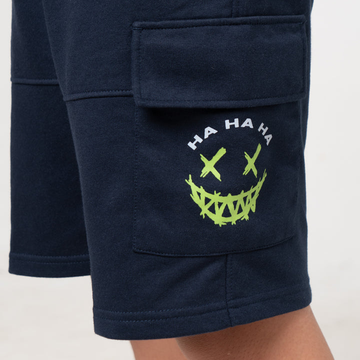 Nevada Knit Terry Kargo Clown Celana Pendek Anak Laki-laki