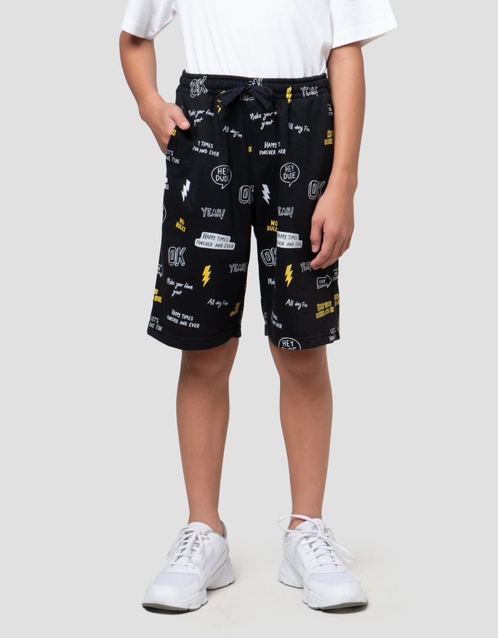 Nevada Knit Terry Fp Skate Celana Pendek Anak Laki-laki