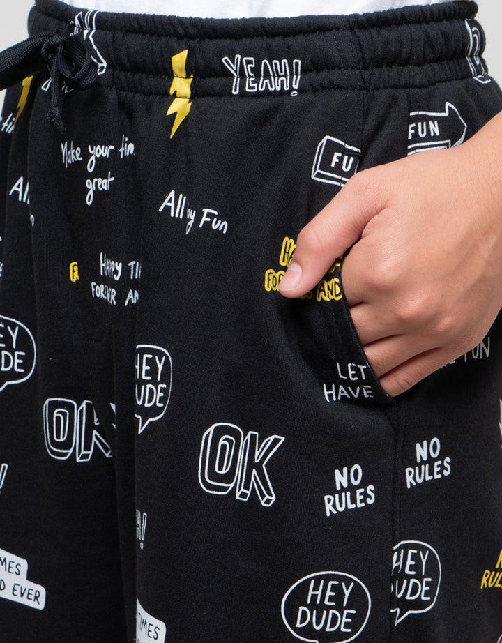 Nevada Knit Terry Fp Skate Celana Pendek Anak Laki-laki