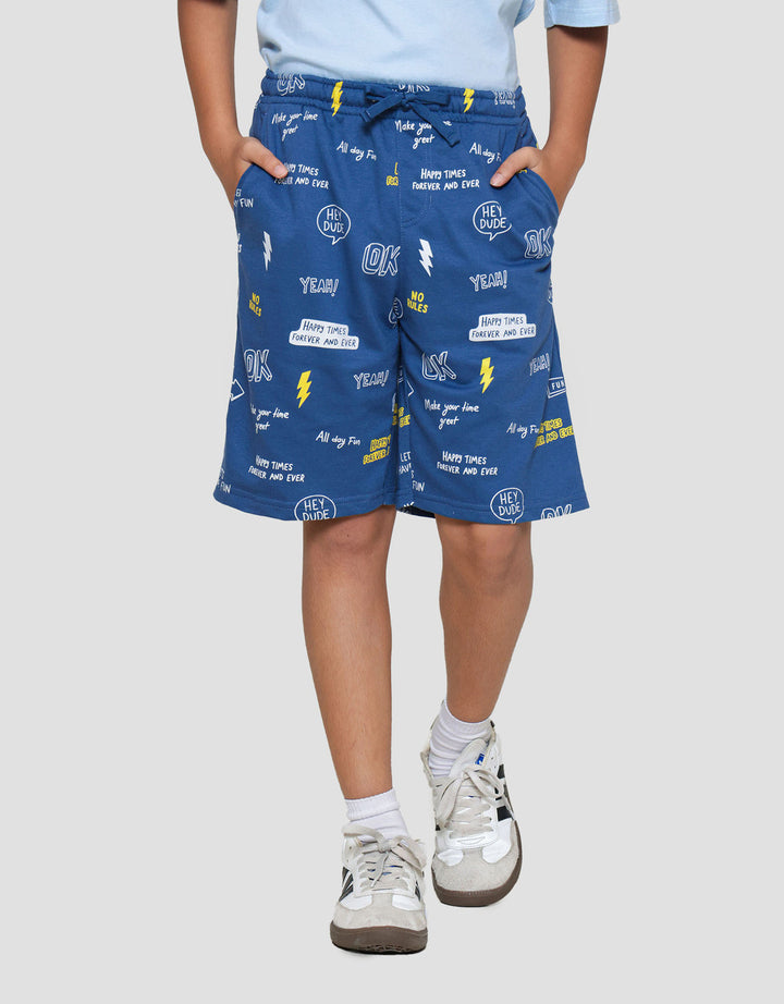 Nevada Knit Terry Fp Skate Celana Pendek Anak Laki-laki