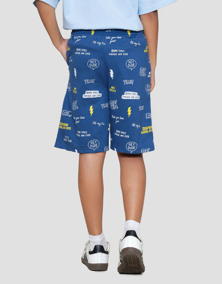 Nevada Knit Terry Fp Skate Celana Pendek Anak Laki-laki