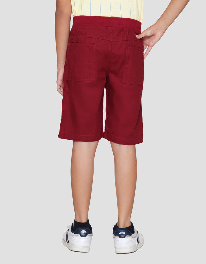 Nevada Woven Linen Look Slub Celana Pendek Anak Laki-laki