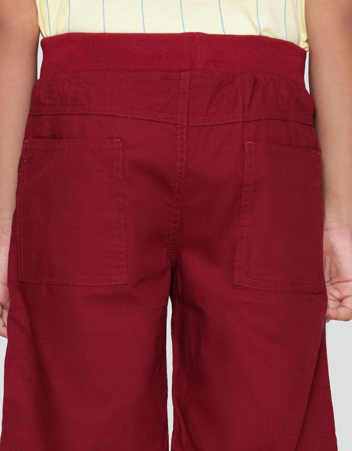 Nevada Woven Linen Look Slub Celana Pendek Anak Laki-laki