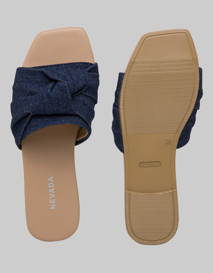 Nevada Slipper Sandals Pleated