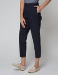 Details Long Pants High Rise With Pocket Lips At Front