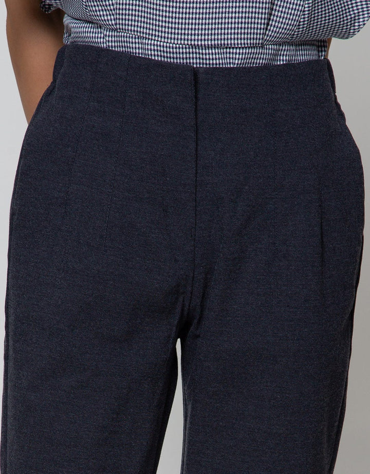 Details Long Pants High Rise With Pocket Lips At Front