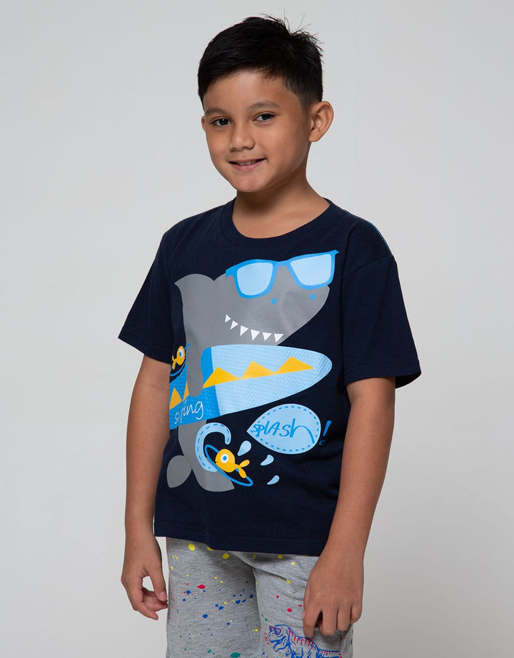 Little M Short Sleeve T-Shirt Basic Best Buy Shark