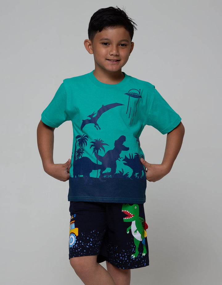 Little M Short Sleeve T-Shirt Basic Best Buy Dino