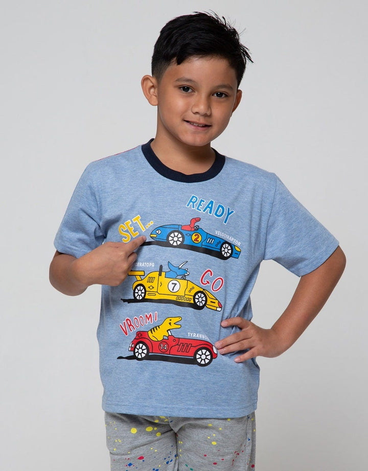 Little M Short Sleeve T-Shirt Basic Best Buy Car
