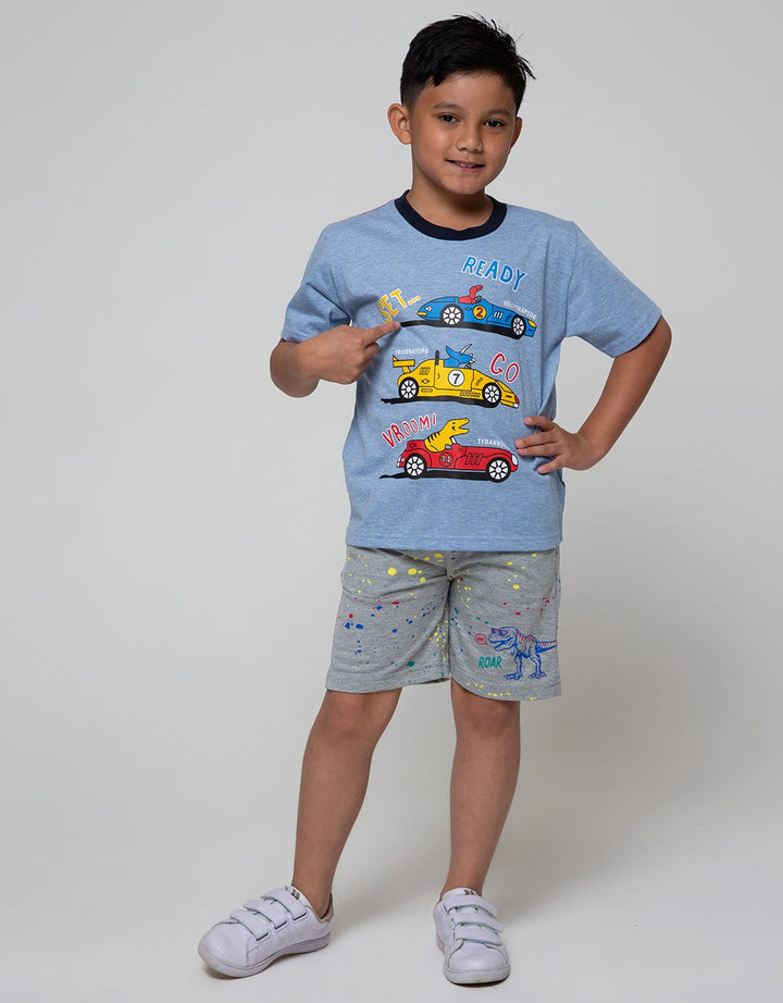 Little M Short Sleeve T-Shirt Basic Best Buy Car
