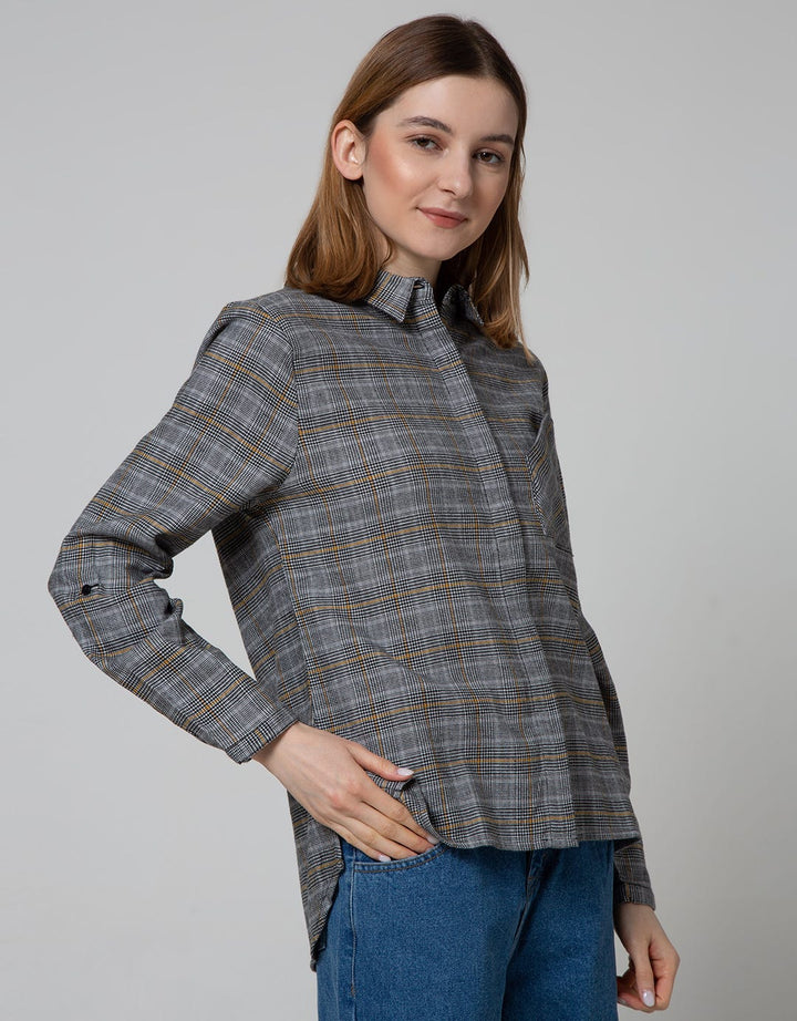 Details Long Sleeve Shirt With Pocket Lianfa