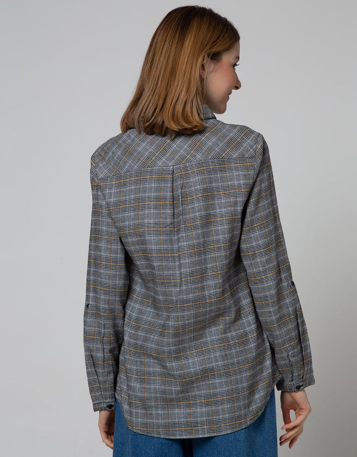 Details Long Sleeve Shirt With Pocket Lianfa