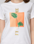 Details Short Sleeve T-Shirt Leaves In Box With Its Me Word
