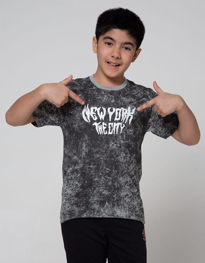 Nevada Short Sleeve T-Shirt Washing Acid Effect