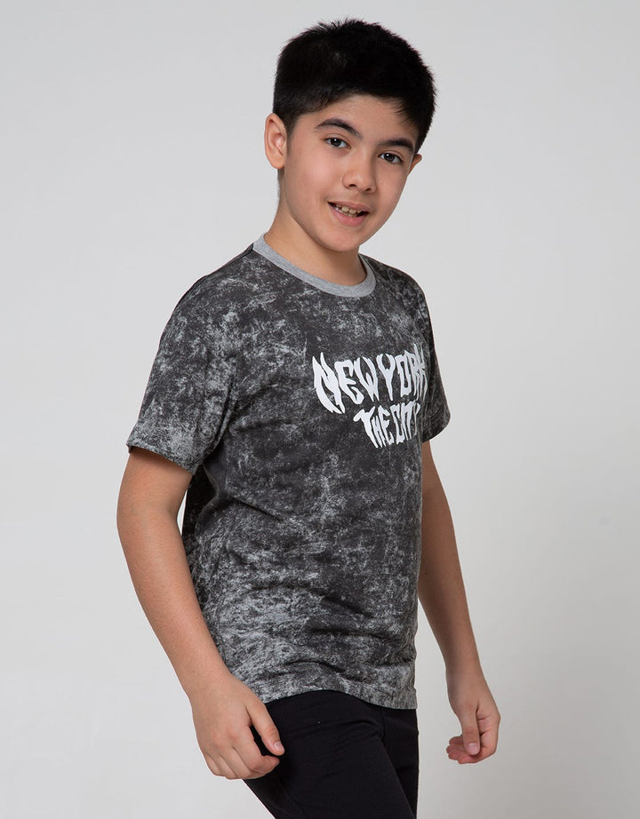 Nevada Short Sleeve T-Shirt Washing Acid Effect