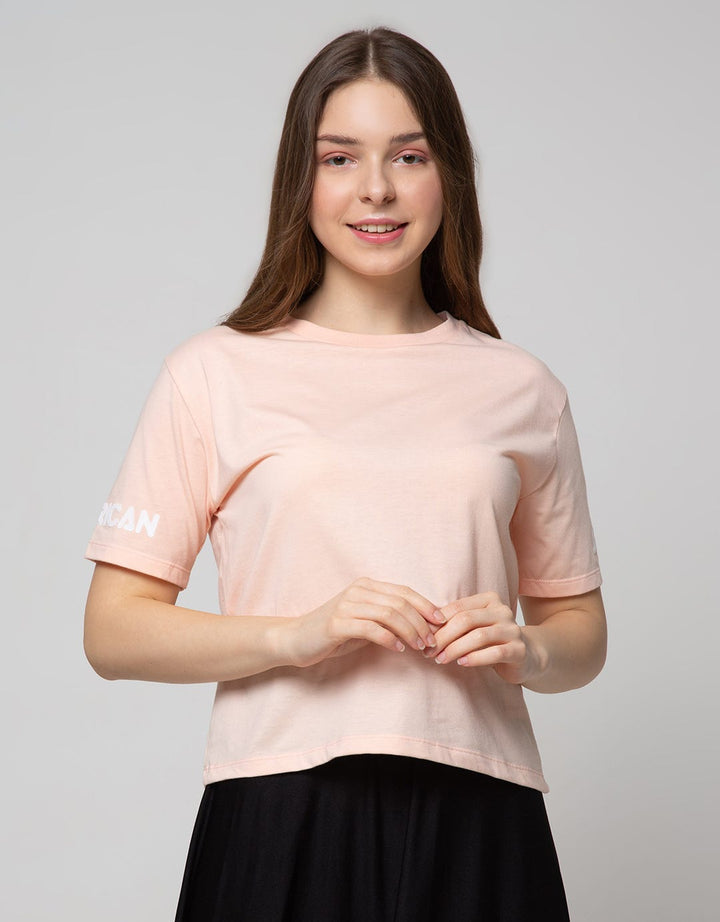 American Jeans Short Sleeve T-Shirt Tee Mesh Detail