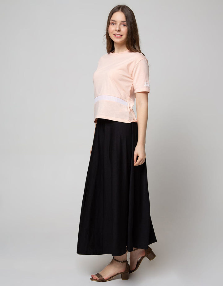 American Jeans Short Sleeve T-Shirt Tee Mesh Detail