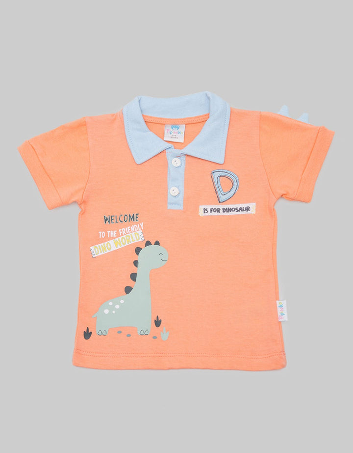Pipiniko Short Sleeve T-Shirt Polo Spike