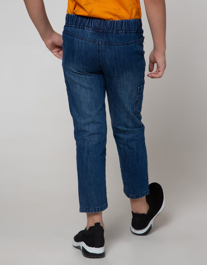 Marvel Spiderman Print Destroy Long Pants Denim