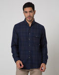 Larusso Kemeja Flannel Panjang