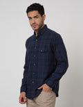 Larusso Kemeja Flannel Panjang