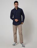 Larusso Kemeja Flannel Panjang