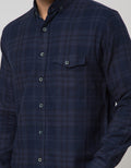 Larusso Kemeja Flannel Panjang