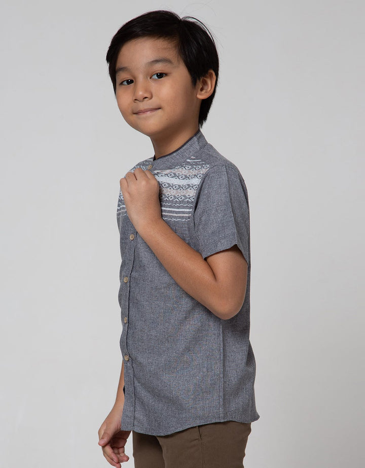 Little M Short Sleeve Koko Ulos Texture 