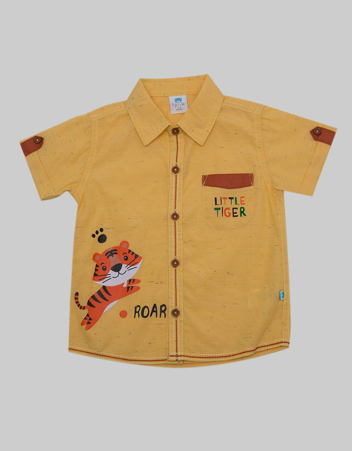 Pipiniko Short Sleeve Shirt Little Tiger