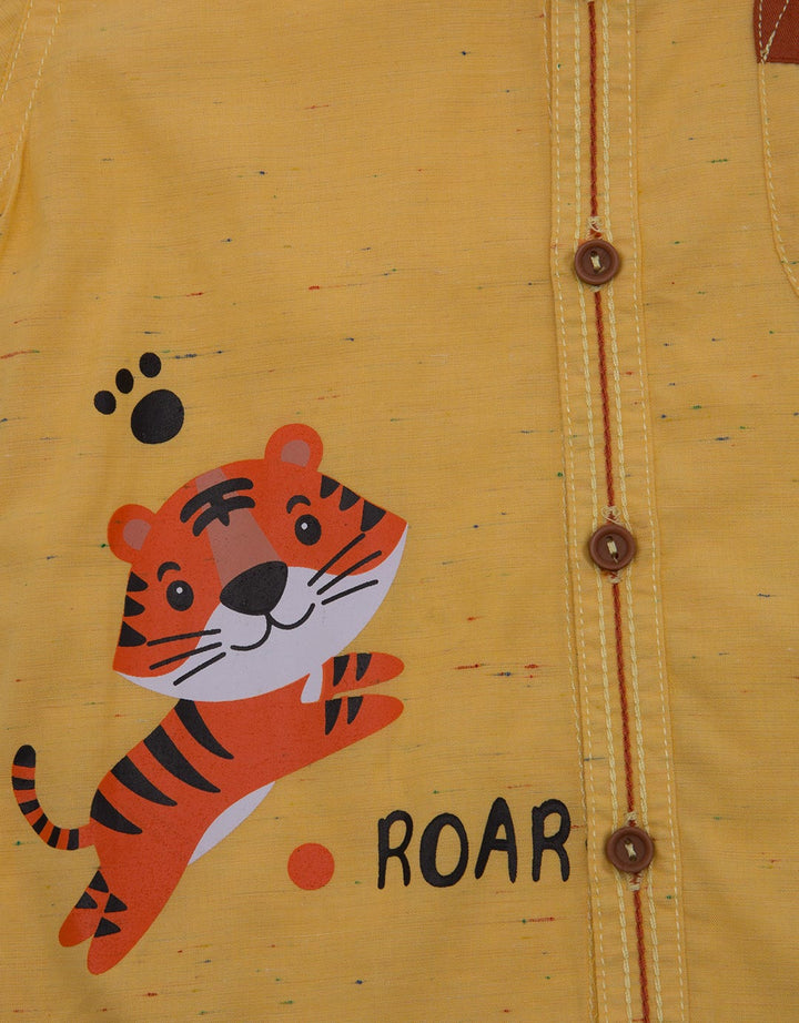 Pipiniko Short Sleeve Shirt Little Tiger