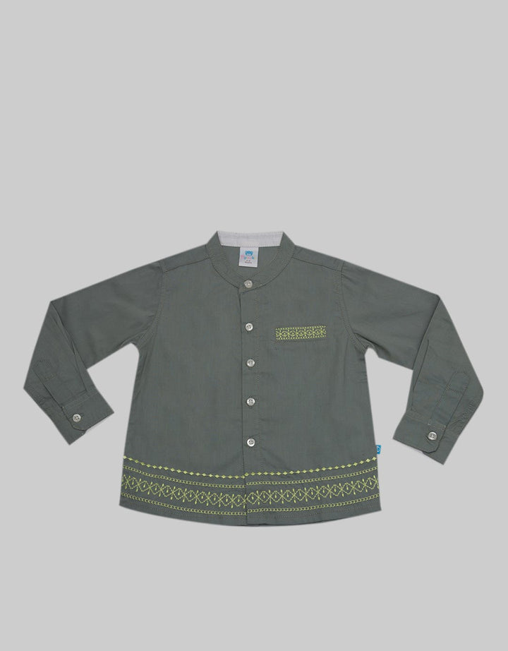 Pipiniko Embroidered Long Sleeve Shirt
