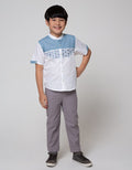 Little M Top Bottom Set Cut N Sewn Dobby Bordir Dada Top - Bottom